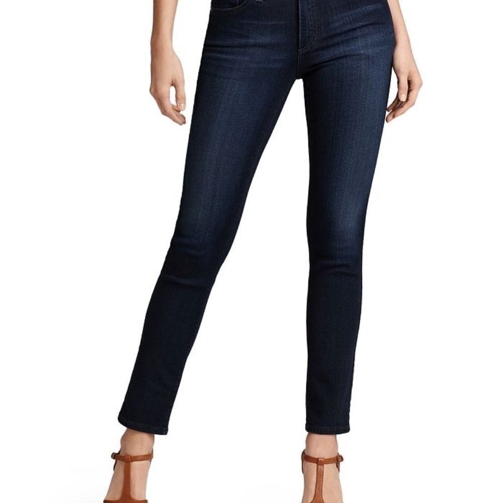 AG The Prima Mid-Rise Cigarette Denim Jeans Sz 25R‎